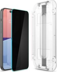 Spigen EZ FIT GLAS. tR Privacy Apple iPhone 15 Edzett üveg kijelzővédő átlátszó (2db) (AGL06905)