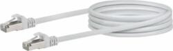 SCHWAIGER S/FTP CAT6 Patch kábel 0.5m Fehér (CKB6005052)