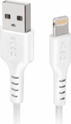 SBS TECABLEUSBIP589W USB-A apa - Lightning apa 2.0 iPhone töltőkábel - Fehér (1m) (TECABLEUSBIP589W)