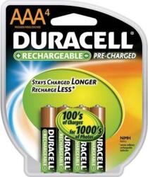 Duracell Újratölthető AAA mikro ceruza elem 800mAh 4db (DRBDX2400)