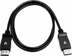 V7 DisplayPort 1.4 - DisplayPort 1.4 kábel 1.0m Fekete (V7DPPRO-1M-BLK)