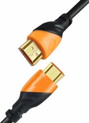 Iris HDMI v2.0 - HDMI kábel 2m - Fekete/Narancssárga (CX-110)