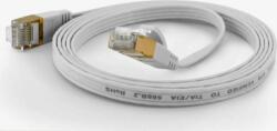 Wantec FTP CAT6a Patch kábel 1m - Fehér (7005)