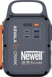 Newell NL3675 Asvala Crank Powerbank 22500mAh 45W (2.1A / 5-20V) - Szürke (NL3675)