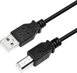 LogiLink USB 2.0-A apa - USB-B apa Adatkábel 5m - Fekete (CU0009B)