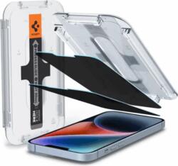 Spigen Slim Ez Fit Apple iPhone 14/13/13 Pro betekintésvédelmi kijelzővédő üveg (2db) (AGL03388)