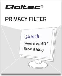 Qoltec 51060 GDPR 24" Betekintésvédelmi monitorszűrő (51060)