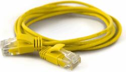 Wantec UTP CAT6a Patch kábel 25m - Sárga (7294)