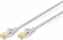 ASSMANN S/FTP CAT6a Patch kábel 2.5m - Szürke (DK-1644-A-025)