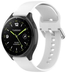 Bizon Szíjas karóra Silicone Pro Xiaomi Watch 2-hez, fehér