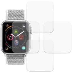 FONIX 4 db Apple Watch 4 40 mm-es filmmel kompatibilis film, InvisiFlex Full Glue, Regenerálható szilikon hidrogél, ütés- és törésgátló, SlimLine NanoShield, átlátszó (FNX-F-Folie-silicon-Apple-Watch-4-40-m