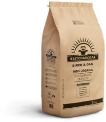 Bestcharcoal Cărbuni Mix mesteacăn și stejar (Birch & Oak) 3 kg, Bestcharcoal (CBO3)