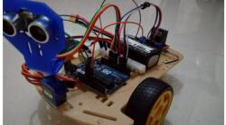 D. I. Y. Arduino robot autó 2WD + Ultrahangos szenzor + Bluetooth