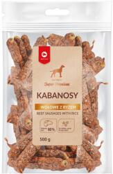 Maced Super Premium Carnaciori pentru caini, cu vita si orez 500 g