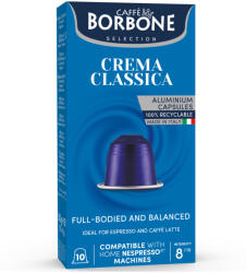 Caffè Borbone Caffé Borbone Crema Classica alumínium Nespresso kapszula 10 db