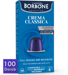 Caffè Borbone Caffé Borbone Crema Classica alumínium Nespresso kapszula 100 db
