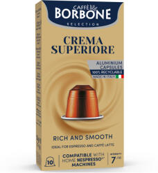 Caffè Borbone Caffé Borbone Crema Superiore alumínium Nespresso kaspzula 10 db