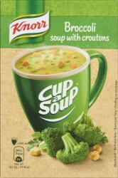 Knorr Cup a Soup bögrés instant Brokkolikrémleves zsemlekockával 16 g