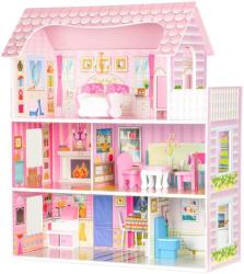 ECOTOYS Casuta pentru papusi cu mobilier W06A139 Casuta papusi