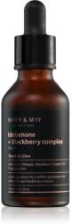 Mary & May Idebenone + Blackberry Complex Serum ser antioxidant pentru strălucirea și netezirea pielii 30 ml