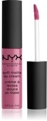 NYX Cosmetics Soft Matte Lip Cream ruj lichid mat, cu textură lejeră culoare 61 Montreal 8 ml