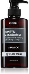 KUNDAL Honey & Macadamia White Musk sampon natural pentru păr uscat și deteriorat 500 ml