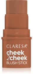Claresa Cheek 2 Cheek crema Bronzantã stick culoare 02 Milk Choco 6 g