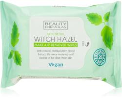 Beauty Formulas Witch Hazel Servetele demachiante 25 buc