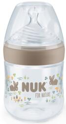 Nuk Шише със силиконов биберон NUK for Nature - 150 ml, размер S, Бежово (10743074) - ozone