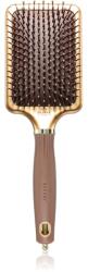Olivia Garden Rectangular Paddle perie pentru par usor de pieptanat Gold&Brown 1 buc