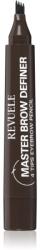 Revuele Master Brow Definer creion sprâncene precise culoare Dark 2, 2 ml