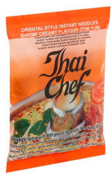 Thai Choice Thai Chef Tom Yum instant tészta leves krémes garnéla ízű - 60 g