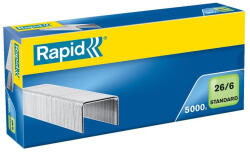 RAPID Tűzőkapocs, 26/6, horganyzott, RAPID "Standard (E24861800) - onlinepapirbolt