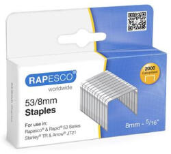 Rapesco Tűzőkapocs, 53/8, horganyzott, RAPESCO (IR0752) - onlinepapirbolt