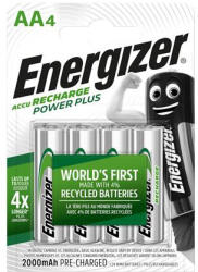 Energizer Tölthető elem, AA ceruza, 4x2000 mAh, ENERGIZER "Power Plus (EA638622) - onlinepapirbolt