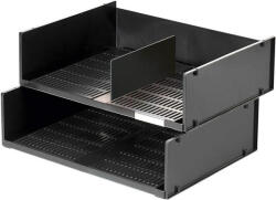 DURABLE Irattálca, műanyag, fekvő, A3, DURABLE "Optimo", fekete (DB1700786) - onlinepapirbolt