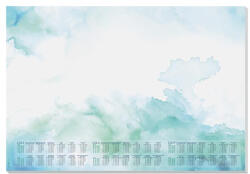 SIGEL Könyökalátét, 595x410 mm, 3 éves és heti tervezővel, SIGEL "Watercolor Sea (SIHO314) - onlinepapirbolt