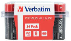 Verbatim Elem, AA alkáli, 24 db, VERBATIM (VEAA24) - onlinepapirbolt