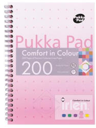 Pukka Pad Spirálfüzet, A5, vonalas, 100 lap, PUKKA PAD "Irlen Jotta Rose (PUPIRJA5R) - onlinepapirbolt