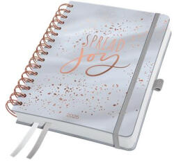 Sigel Naptár, spirál, A5, heti, 2025, kemény boritó, SIGEL "Jolie" Glittery Joy (SIJ5605) - onlinepapirbolt