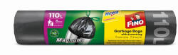 FINO Szemeteszsák, önzáró szalagos, 110 l, 8 db, 60x100 cm, 30 , FINO "Magnum", fekete (KHT1150) - onlinepapirbolt