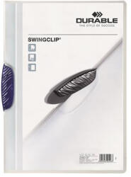 DURABLE Gyorsfűző, klipes, A4, DURABLE "Swingclip® 30", sötétkék (DB226007) - onlinepapirbolt