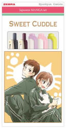 Zebra Írószer készlet, ZEBRA "Manga Set, Sweet cuddle", 5 darabos (TZ56532) - onlinepapirbolt