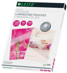 LEITZ Meleglamináló fólia, 125 mikron, A4, fényes, UDT technológiával, LEITZ "iLam (E74810000) - onlinepapirbolt