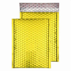 BLAKE Légpárnás tasak, C5+, 250x180 mm, BLAKE, csillogó arany (BMBGOL250) - onlinepapirbolt