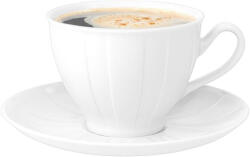 ROTBERG Kávéscsésze+alj, ROTBERG, fehér, 25 cl, 6 db-os szett, "Oslo (KHPU302) - onlinepapirbolt