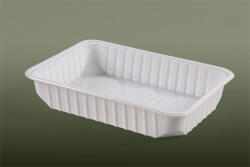  Ételtároló doboz, műanyag, szögletes, mikrózható, 500 ml, 50 db, "Varia", fehér (KHMU257) - onlinepapirbolt