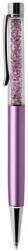 Art Crystella Golyóstoll, világoslila, felül világoslila SWAROVSKI® kristállyal töltve, 14 cm, ART CRYSTELLA® (TSWG044) - onlinepapirbolt