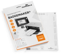 DURABLE Betétlap, 40x75 mm, DURABLE, fehér (DB145302) - onlinepapirbolt