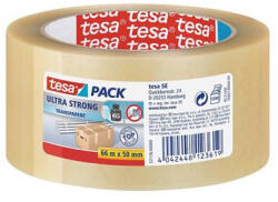 tesa Csomagolószalag, 50 mm x 66 m, TESA "Ultra Strong", átlátszó (TESCS57176) - onlinepapirbolt